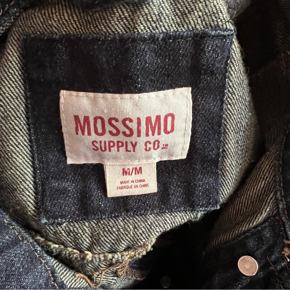 Mossimo Supply Co. Denim Big Girl Jeans Jacket kids size M - Picture 6 of 8